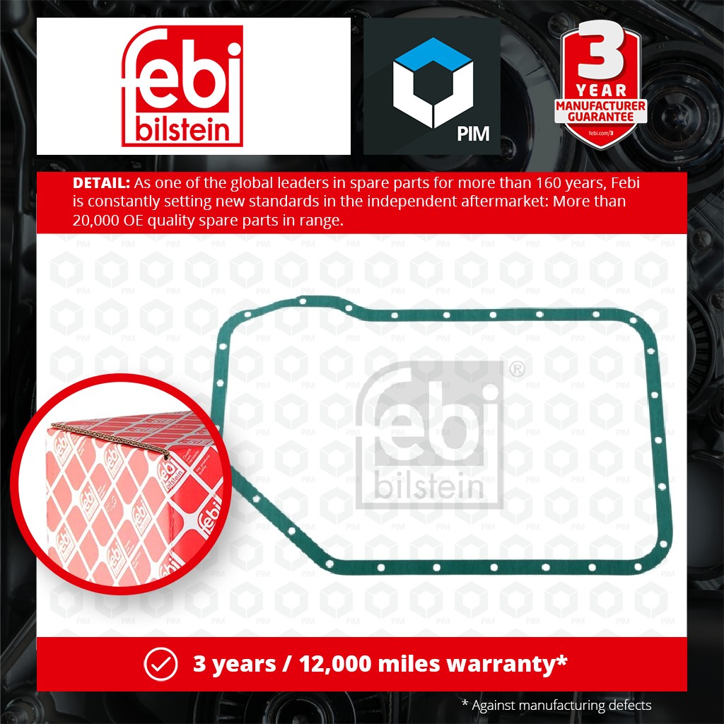 Febi Auto Gearbox Sump Gasket 43663 [PM966906]