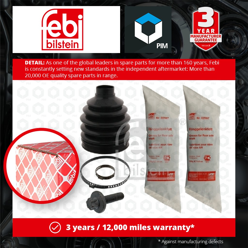 Febi CV Joint Boot Front Outer 43449 [PM966749]
