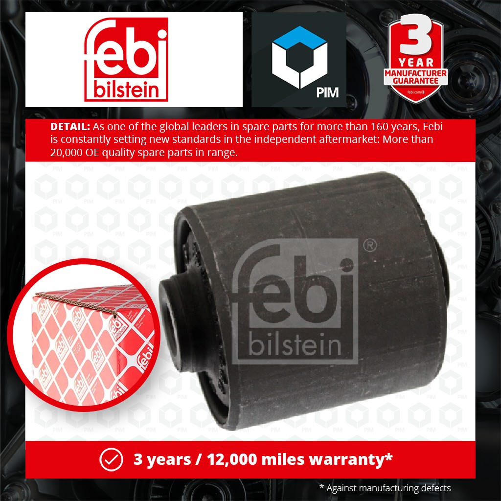 Febi Wishbone / Control / Trailing Arm Bush 42253 [PM965739]