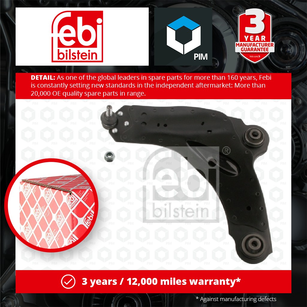 Febi Wishbone / Suspension Arm Front Lower, Left 39603 [PM963607]