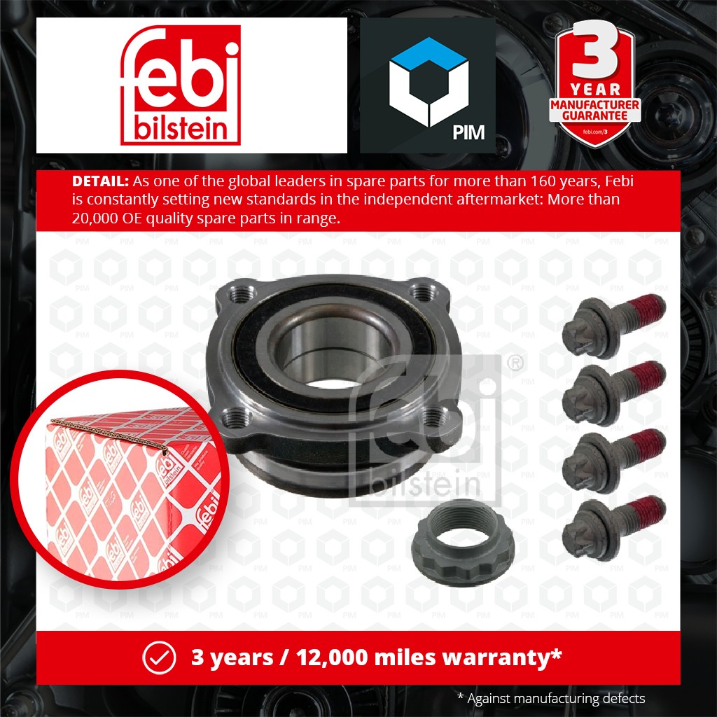 Febi Wheel Bearing Kit Rear 38258 [PM962678]