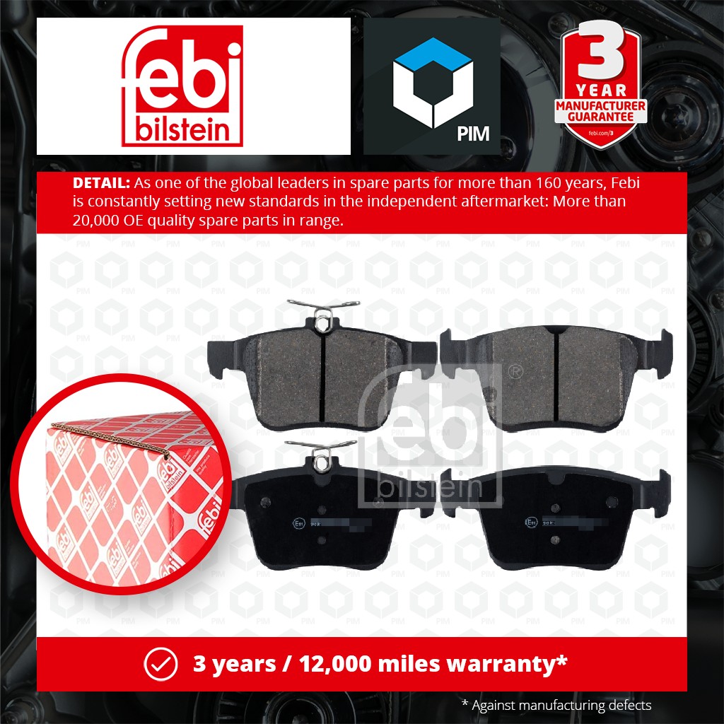 Febi Brake Pads Set Rear 16995 [PM960814]