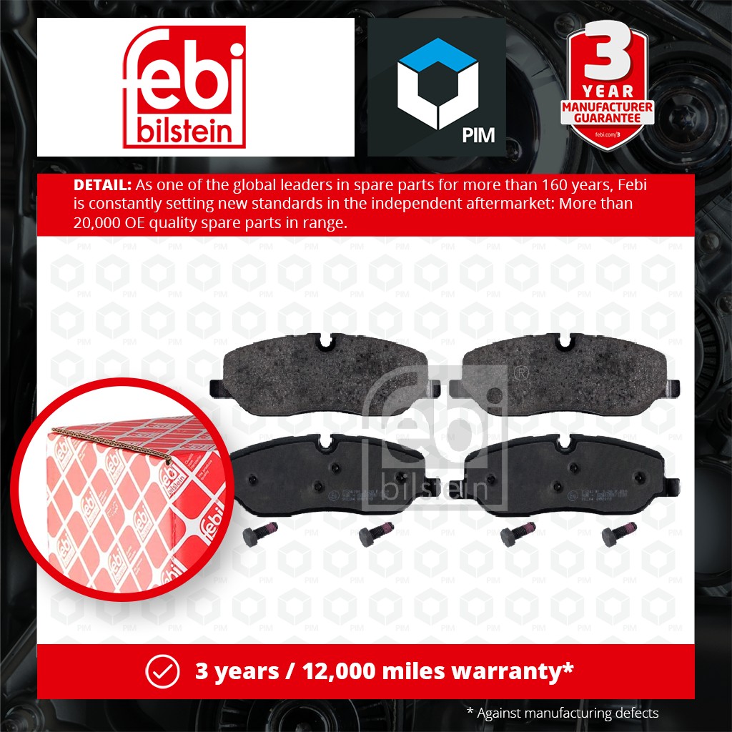 Febi Brake Pads Set Front 116119 [PM960568]