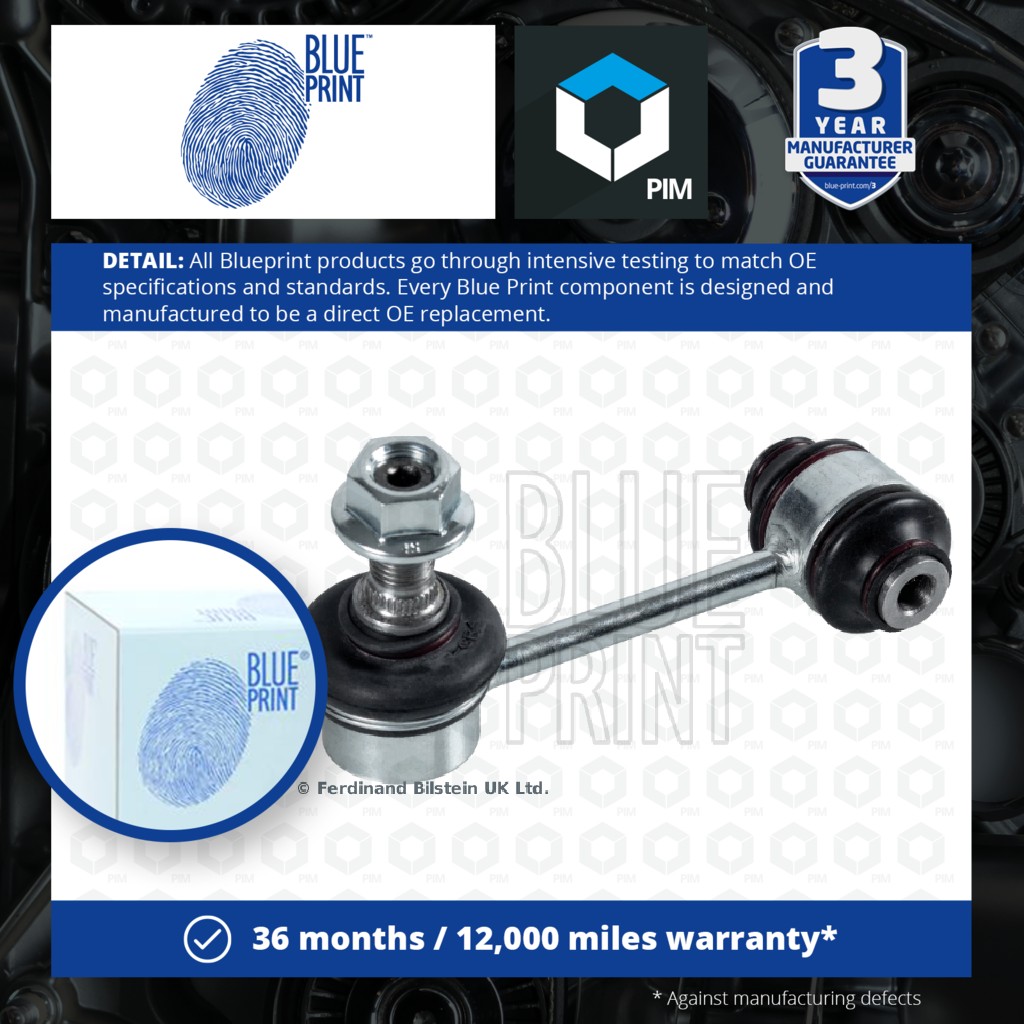 Blue Print Anti Roll Bar Link Rear Left or Right ADT38568 [PM955196]