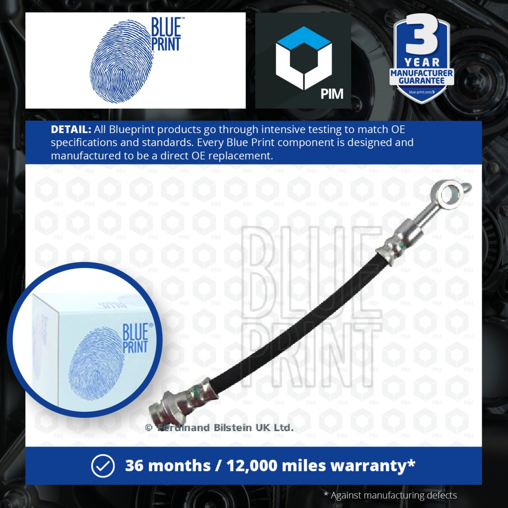 Blue Print Brake Hose Rear Outer, Left ADN153275 [PM954326]