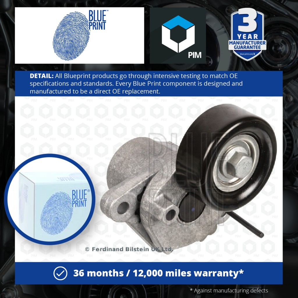 Blue Print Aux Belt Tensioner ADG096509 [PM953350]