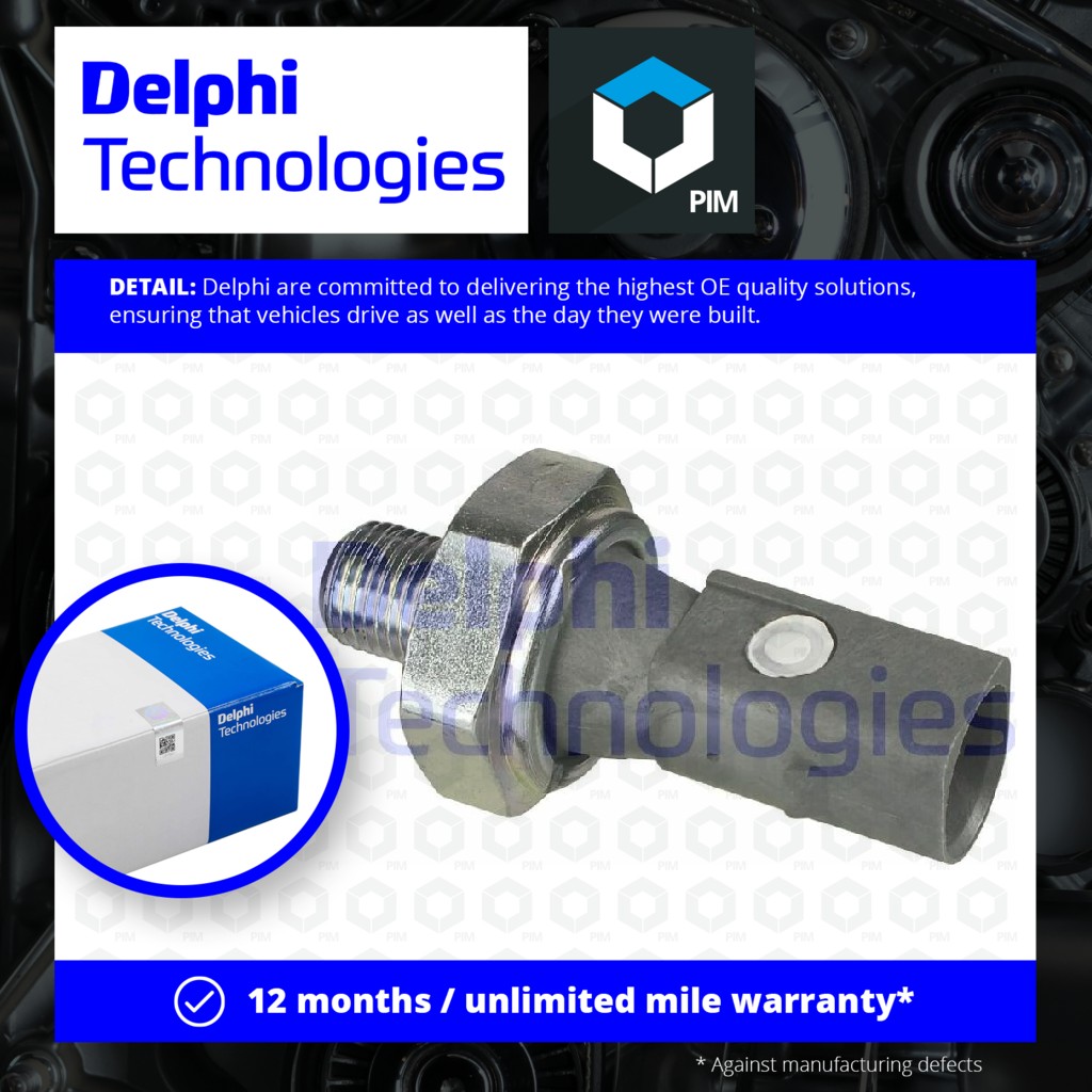 Delphi Oil Pressure Switch SW90018 [PM950200]