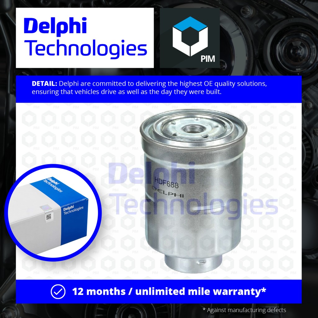 Delphi Fuel Filter HDF688 [PM949454]