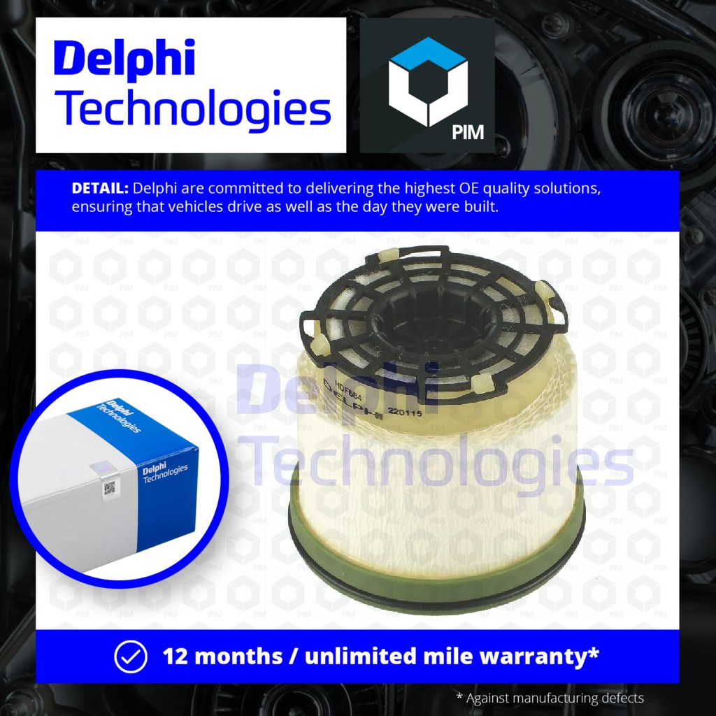 Delphi Fuel Filter HDF684 [PM949450]