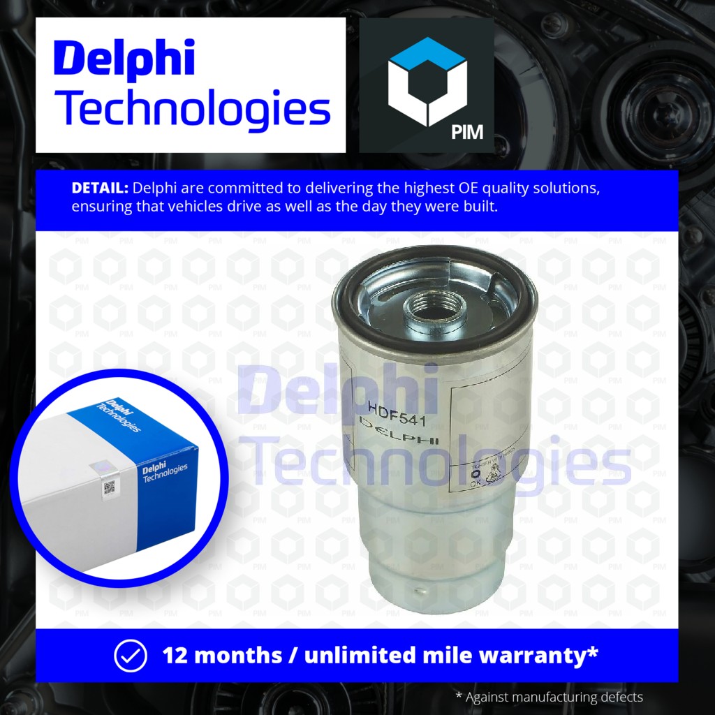 Delphi Fuel Filter HDF541 [PM949341]