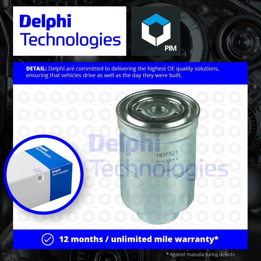 Delphi Fuel Filter HDF521 [PM949326]