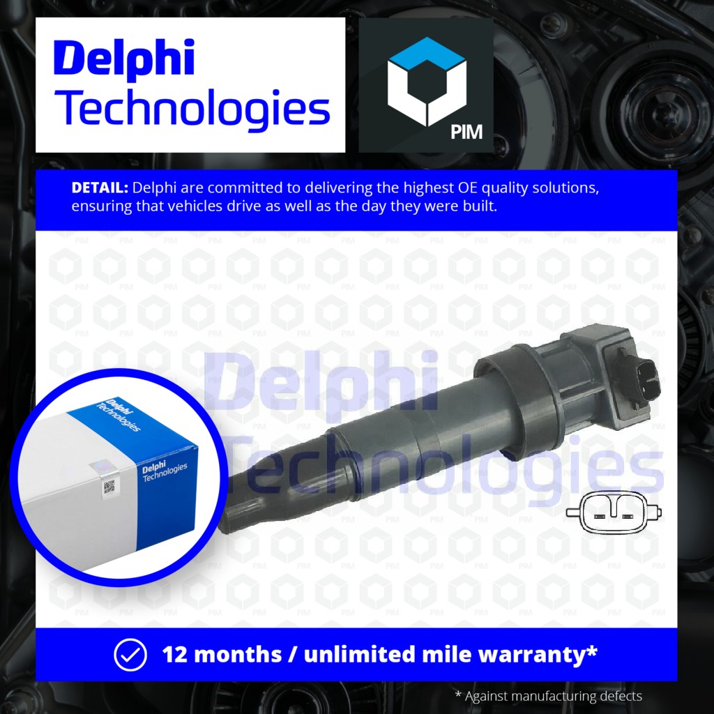 Delphi Ignition Coil GN10560-12B1 [PM949260]