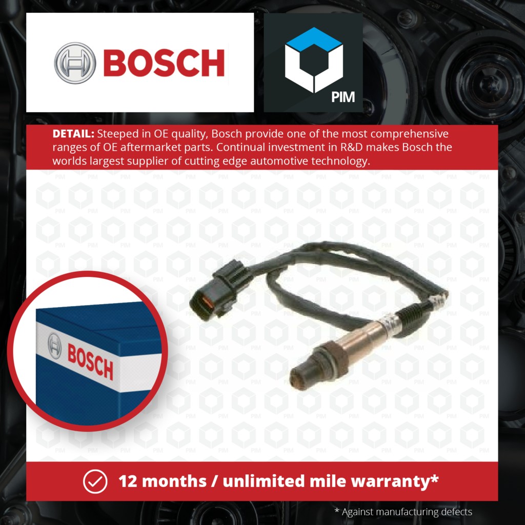 Bosch Lambda Sensor 0258986649 [PM918750]