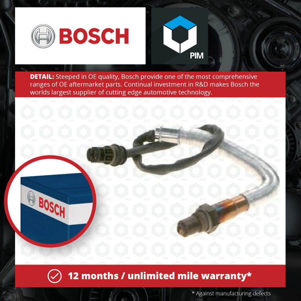 Bosch Lambda Sensor 0258010413 [PM918735]