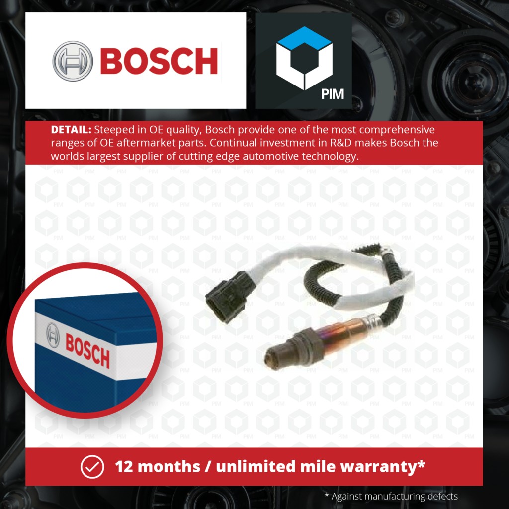 Bosch Lambda Sensor Pre Cat 0258010108 [PM918725]