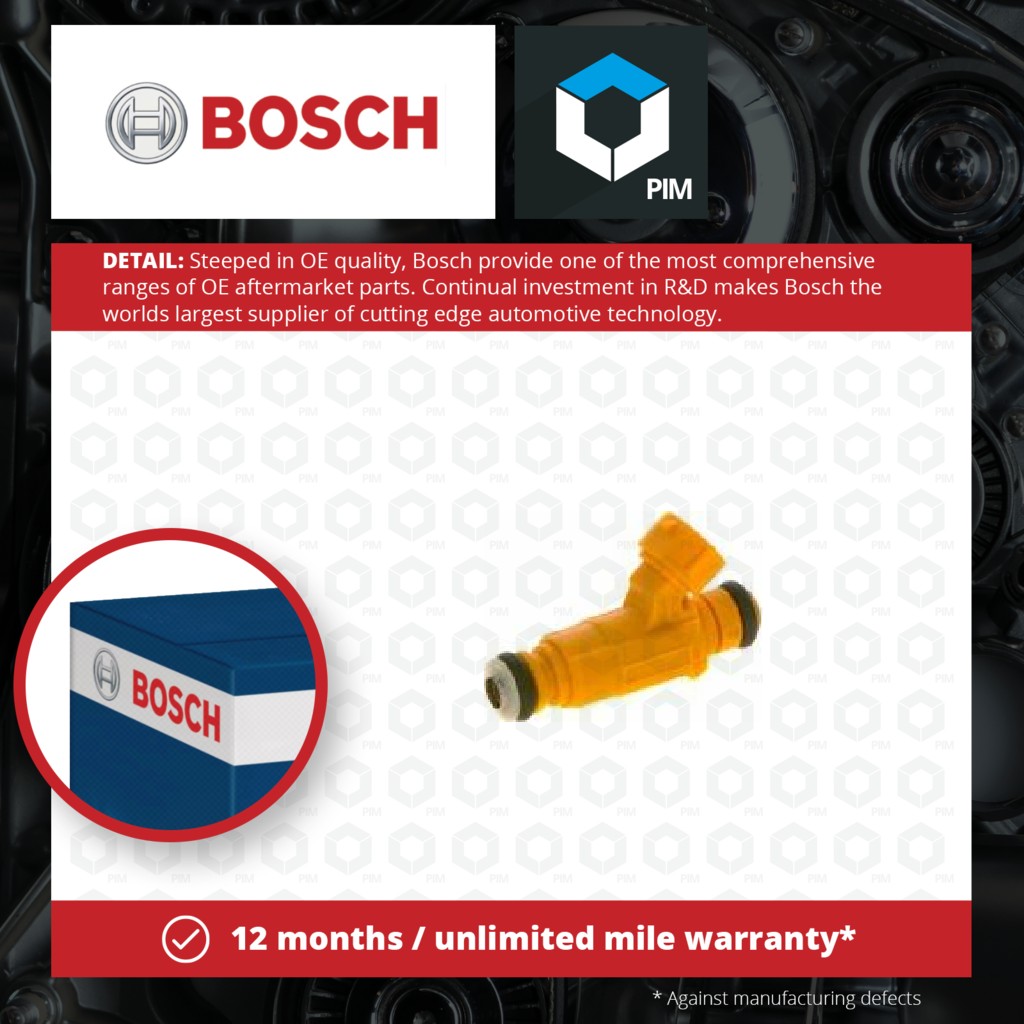 Bosch Petrol Fuel Injector 0280156427 [PM918559]