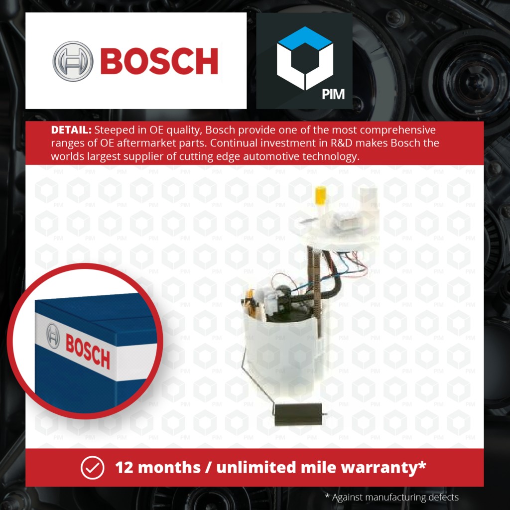 Bosch Fuel Pump In tank 0580200369 [PM918120]
