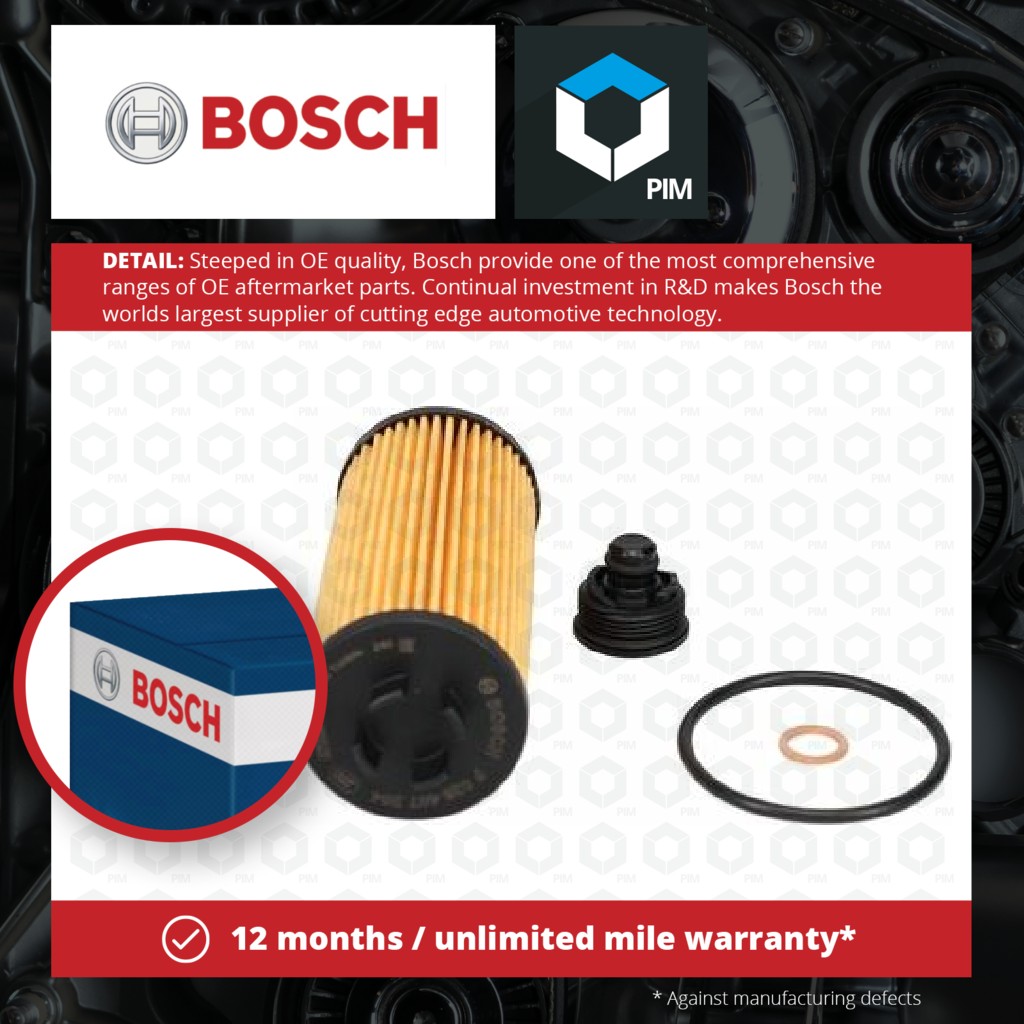 Bosch Oil Filter F026407204 [PM917524]