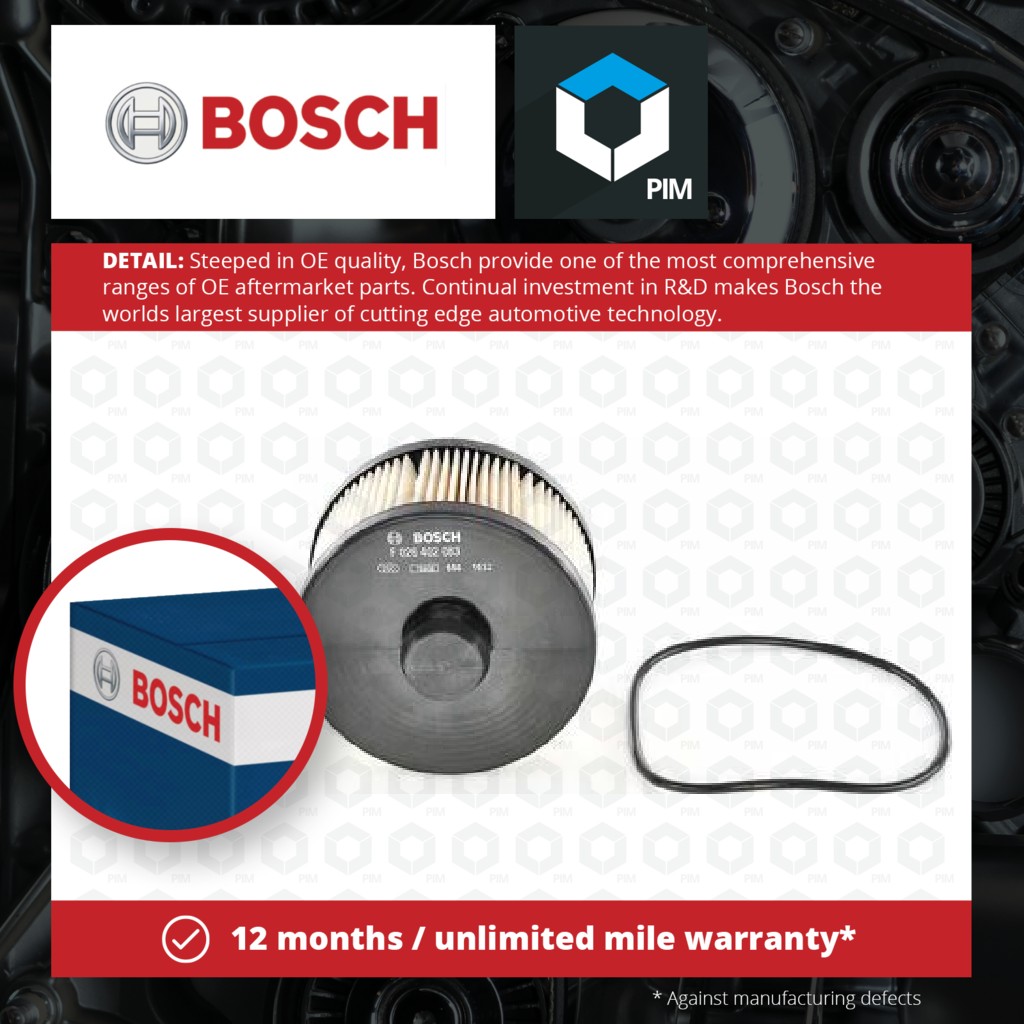 Bosch Fuel Filter F026402083 [PM917442]