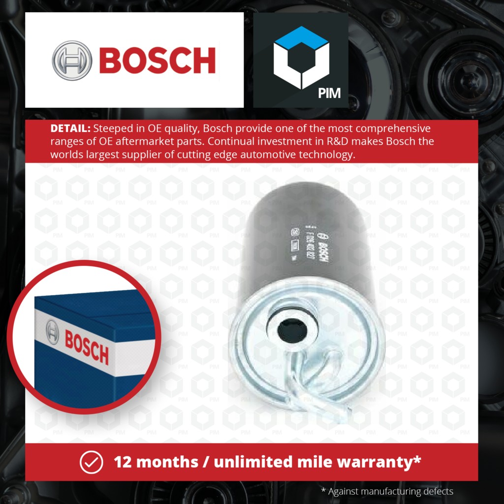 Bosch Fuel Filter F026402827 [PM917424]