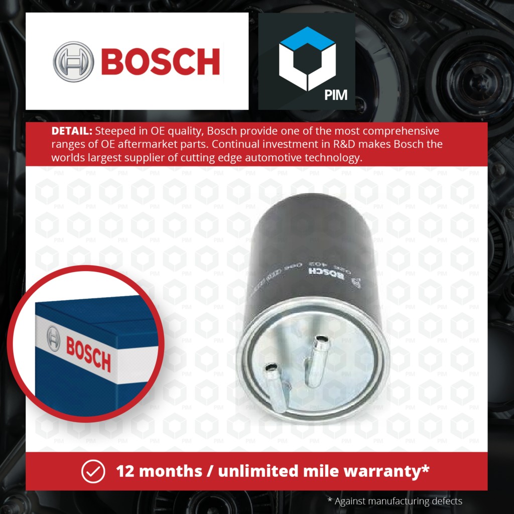 Bosch Fuel Filter F026402086 [PM917413]