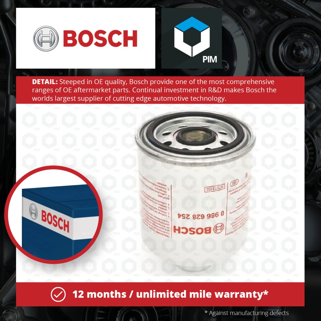 Bosch Air Dryer Cartridge 0986628254 [PM917093]