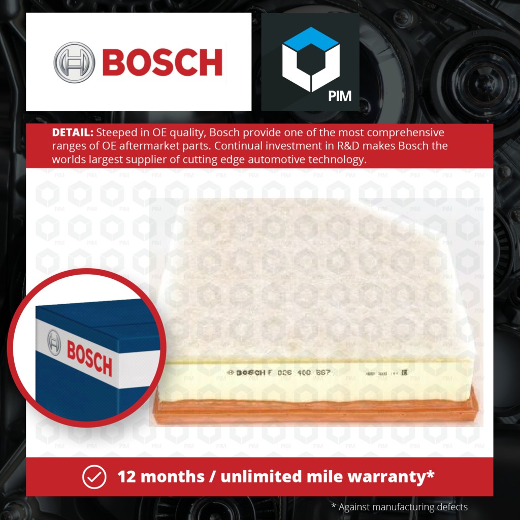 Bosch Air Filter F026400567 [PM917081]
