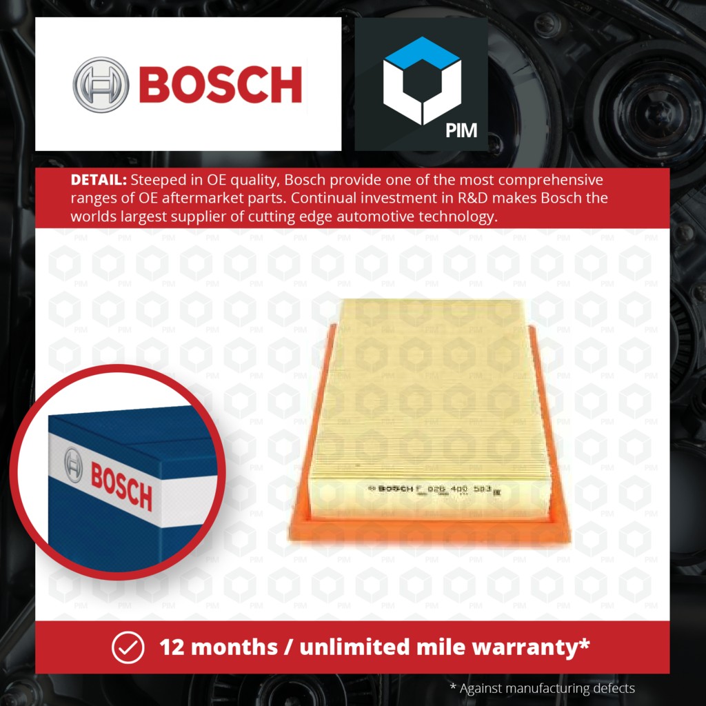 Bosch Air Filter F026400503 [PM917063]