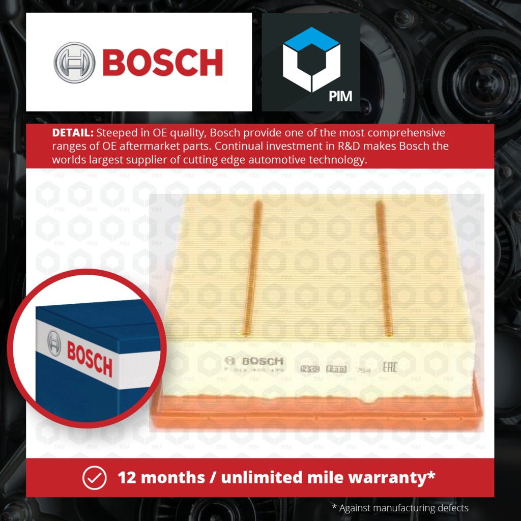 Bosch Air Filter F026400498 [PM917062]