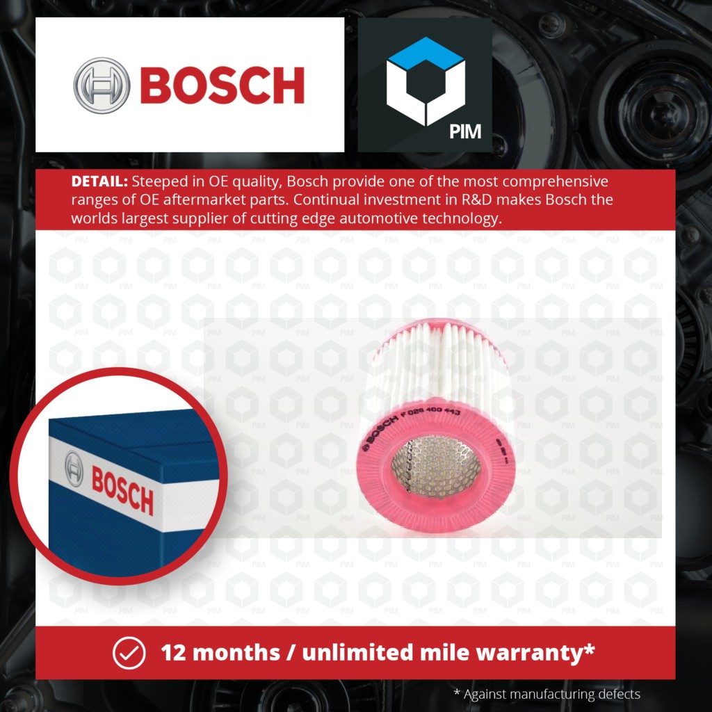 Bosch Air Filter F026400443 [PM917038]