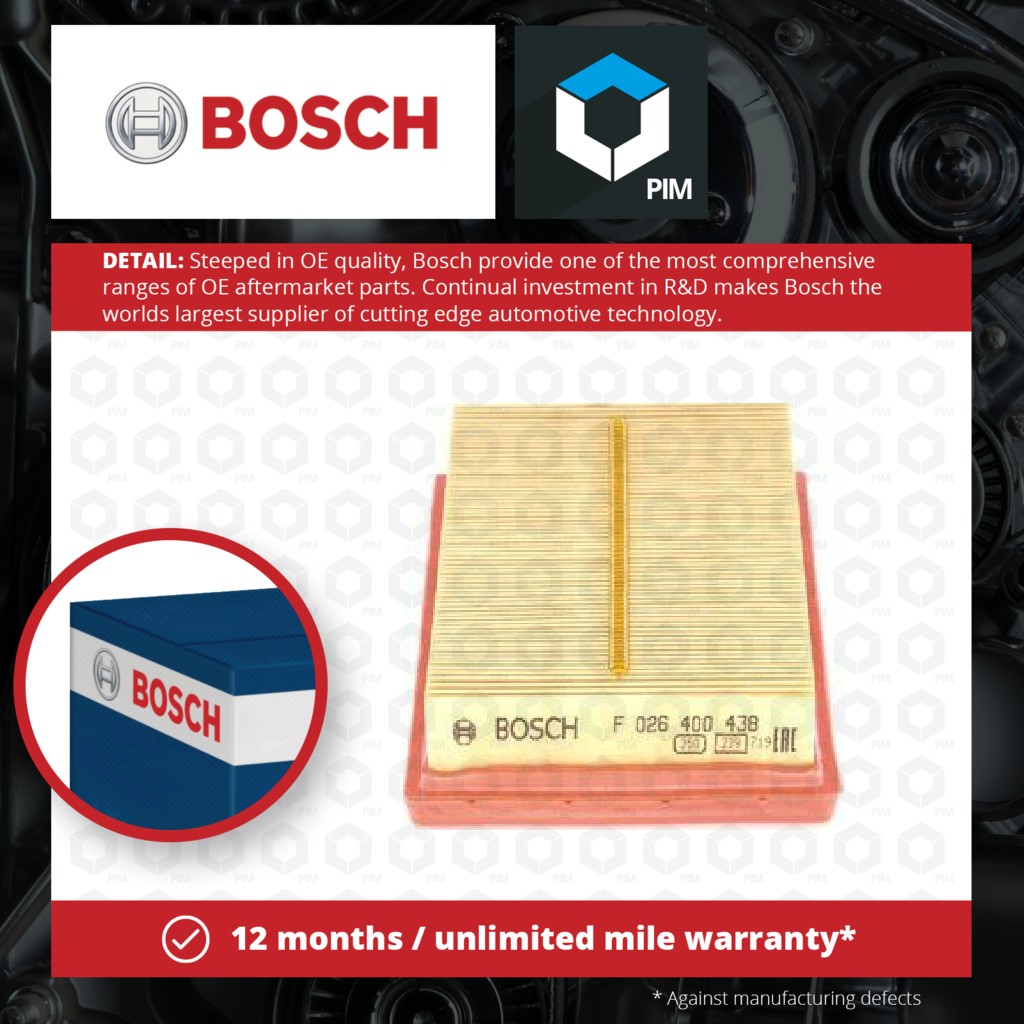 Bosch Air Filter F026400438 [PM917036]