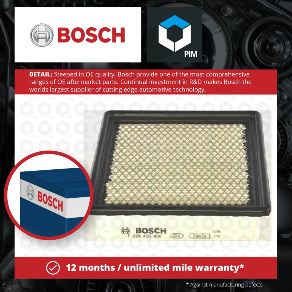 Bosch Air Filter F026400408 [PM917026]