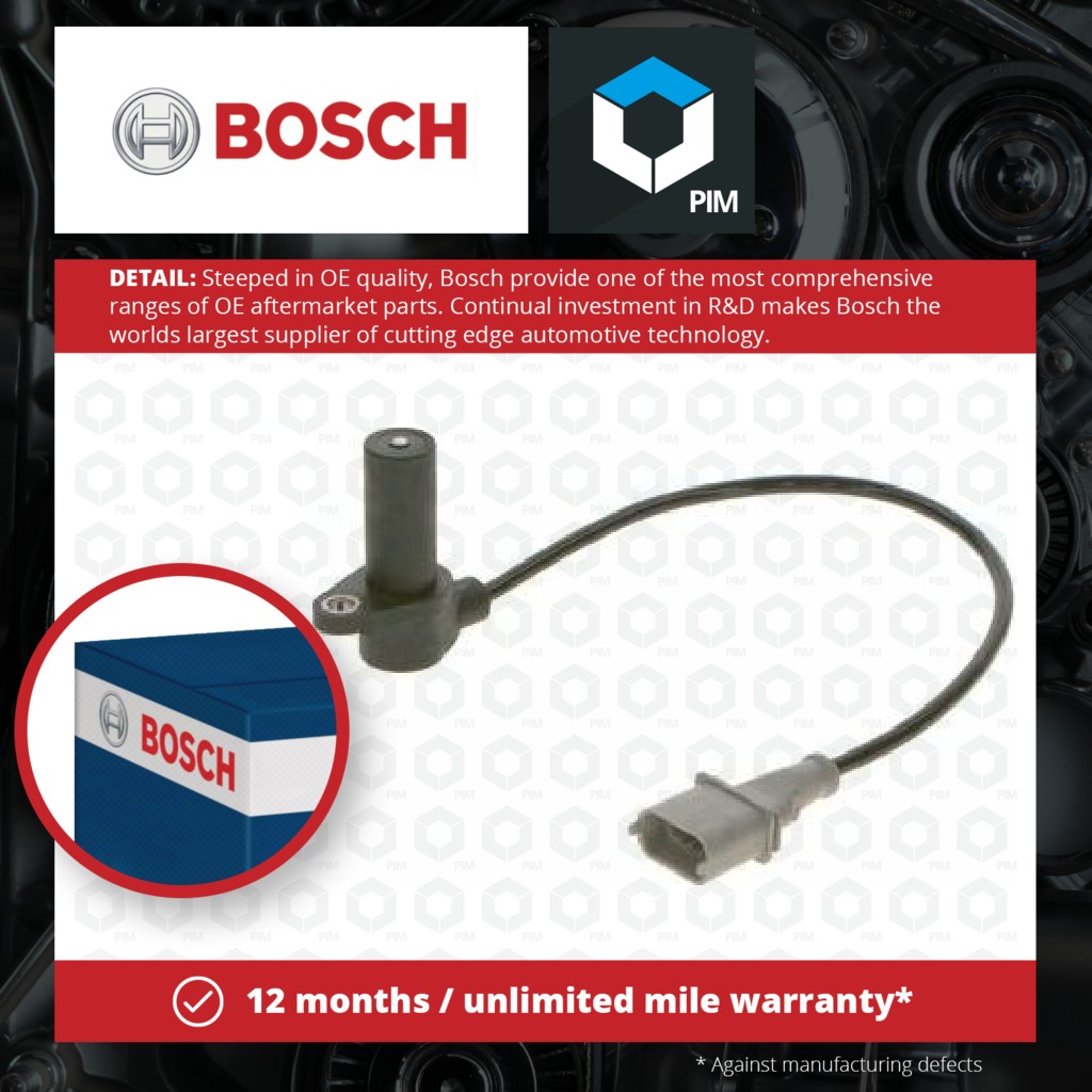 Bosch RPM / Crankshaft Sensor 0261210248 [PM916807]