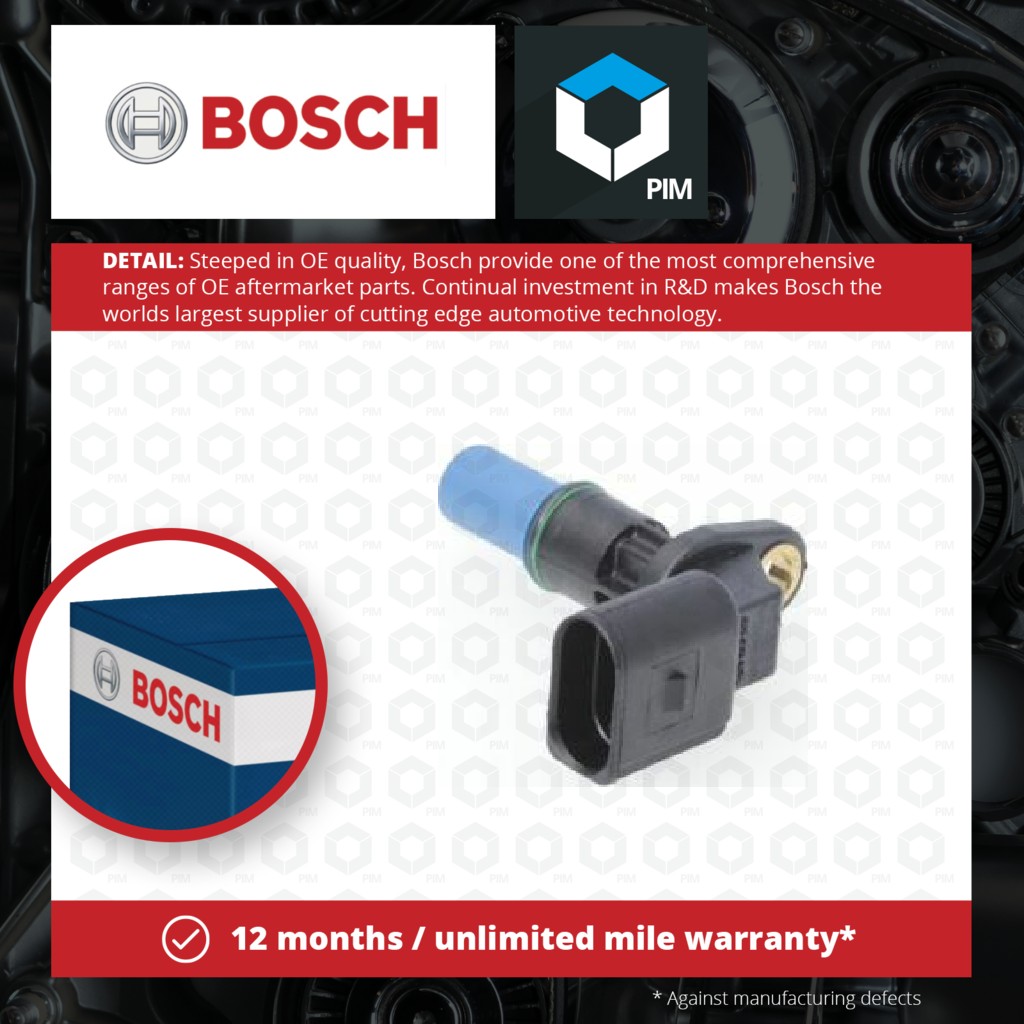 Bosch Camshaft Position Sensor 0986280429 [PM916785]
