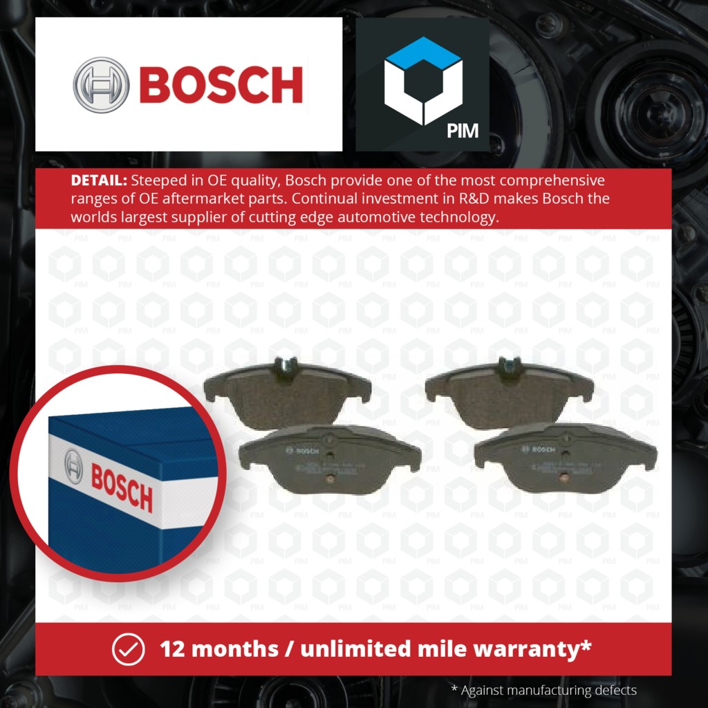 Bosch Brake Pads Set Rear 0986495105 [PM915620]