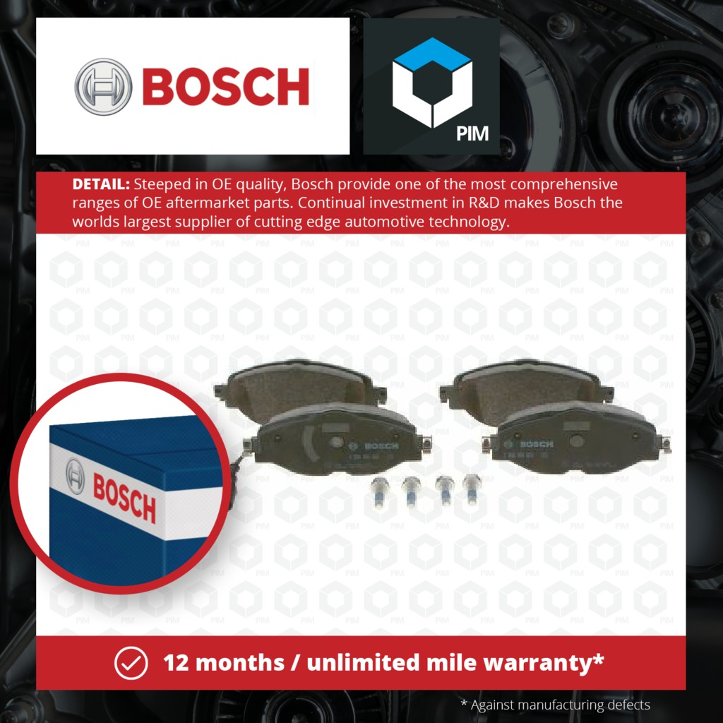 Bosch Brake Pads Set Front 0986494660 [PM915607]