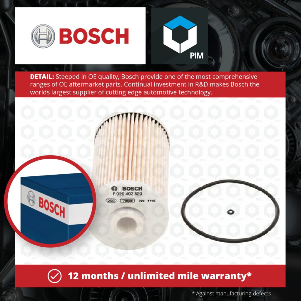 Bosch Fuel Filter F026402829 [PM879182]