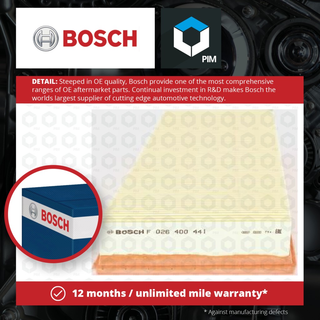 Bosch Air Filter F026400441 [PM879172]