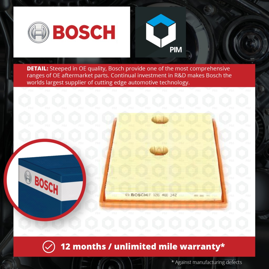 Bosch Air Filter F026400342 [PM879162]