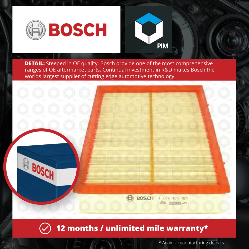 Bosch Air Filter F026400180 [PM879147]
