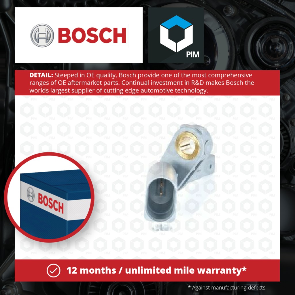 Bosch ABS Sensor 0986594525 [PM877594]