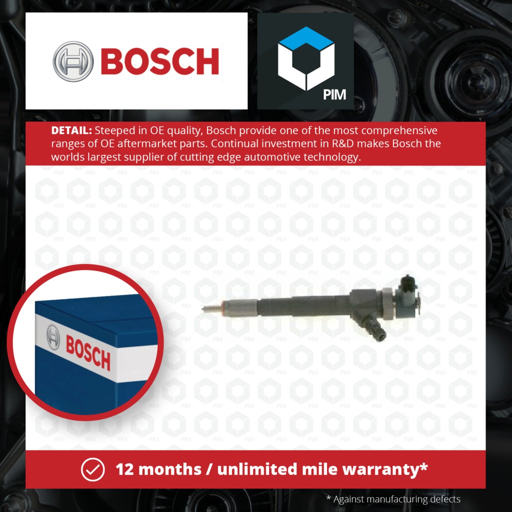 Bosch Diesel Fuel Injector 0445110524 [PM877377]