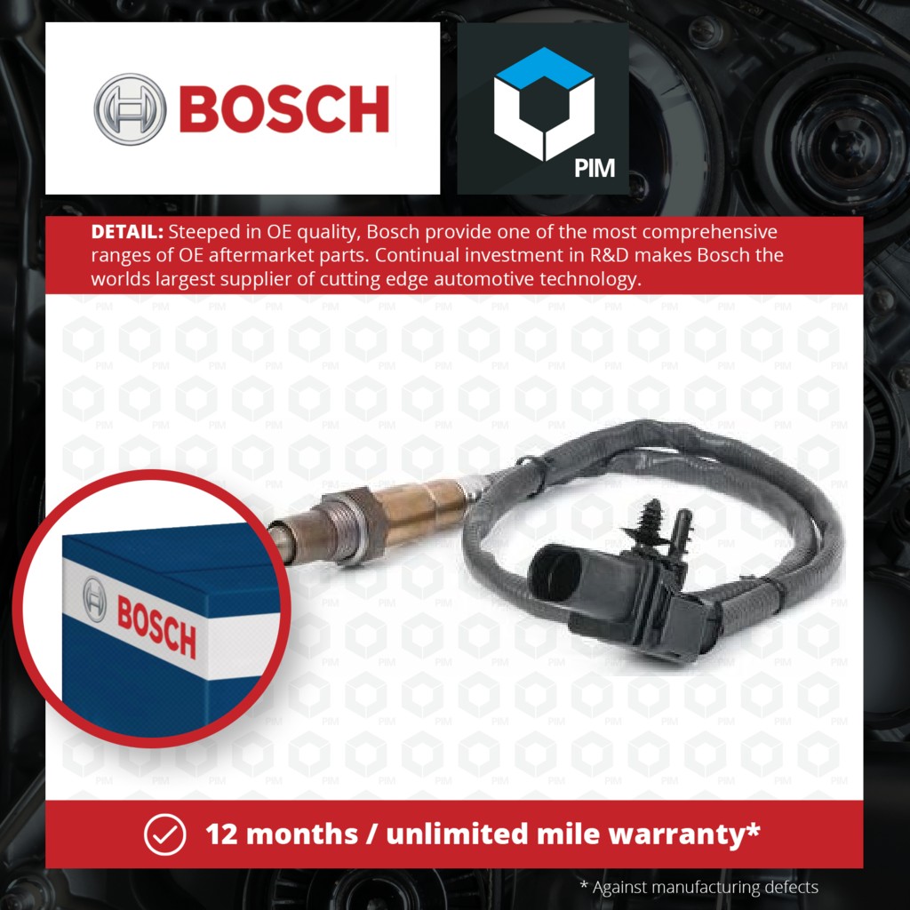 Bosch Lambda Sensor 0281004458 [PM877343]