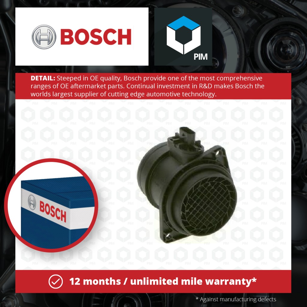 Bosch Air Mass Sensor 0280218241 [PM877329]