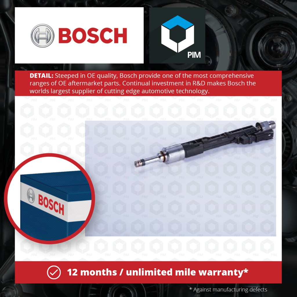 Bosch Petrol Fuel Injector 0261500260 [PM877309]