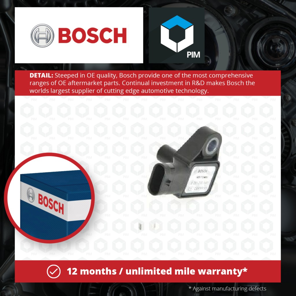 Bosch Boost Pressure Sensor 0261230441 [PM877307]