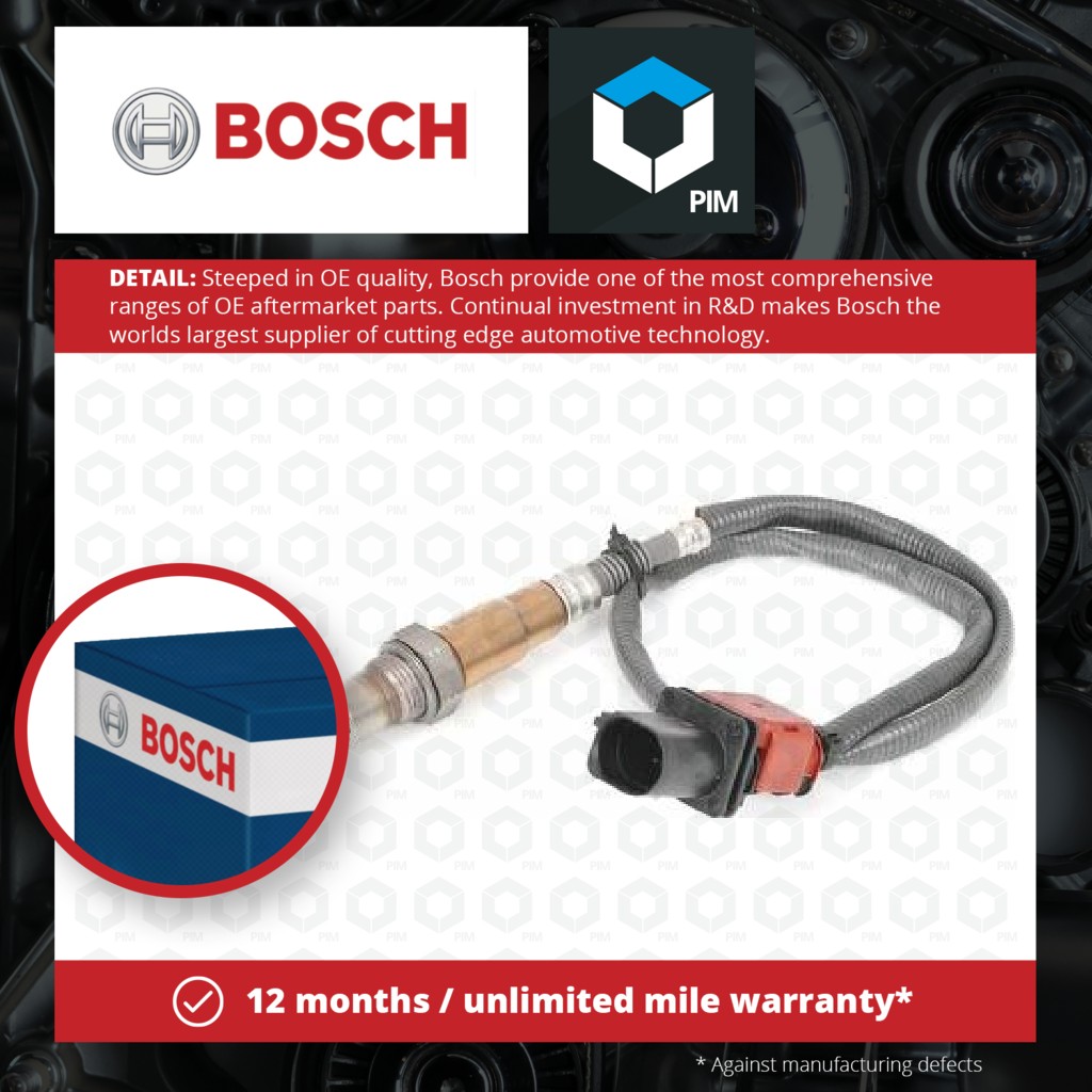 Bosch Lambda Sensor Pre Cat 0258017467 [PM877290]