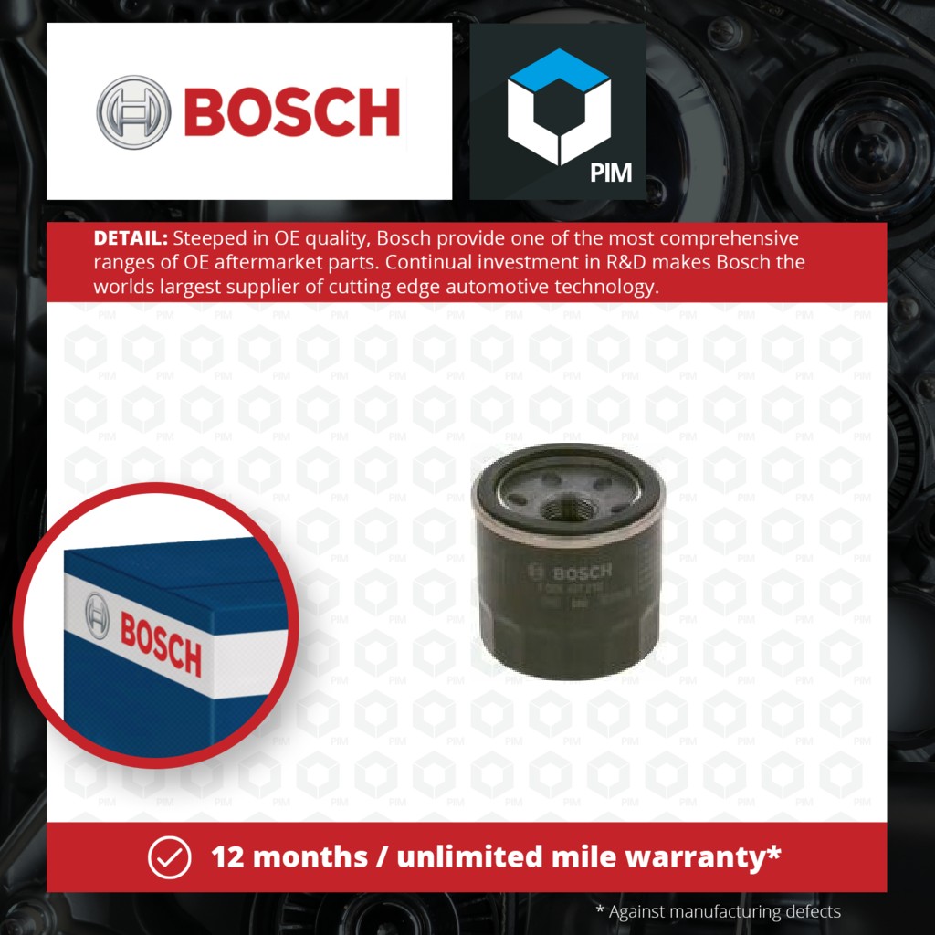 Bosch Oil Filter F026407210 [PM874539]