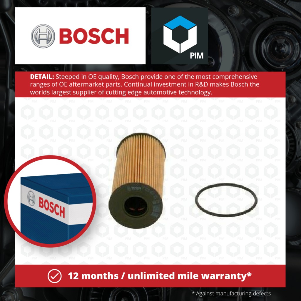 Bosch Oil Filter F026407125 [PM874525]