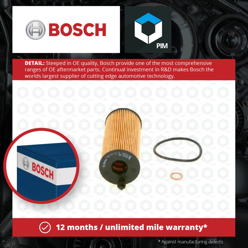 Bosch Oil Filter F026407123 [PM874524]